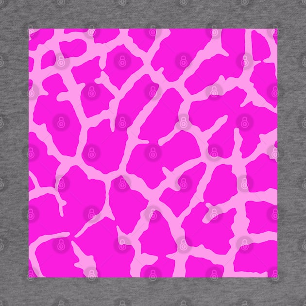 Pink Giraffe Print by BlakCircleGirl